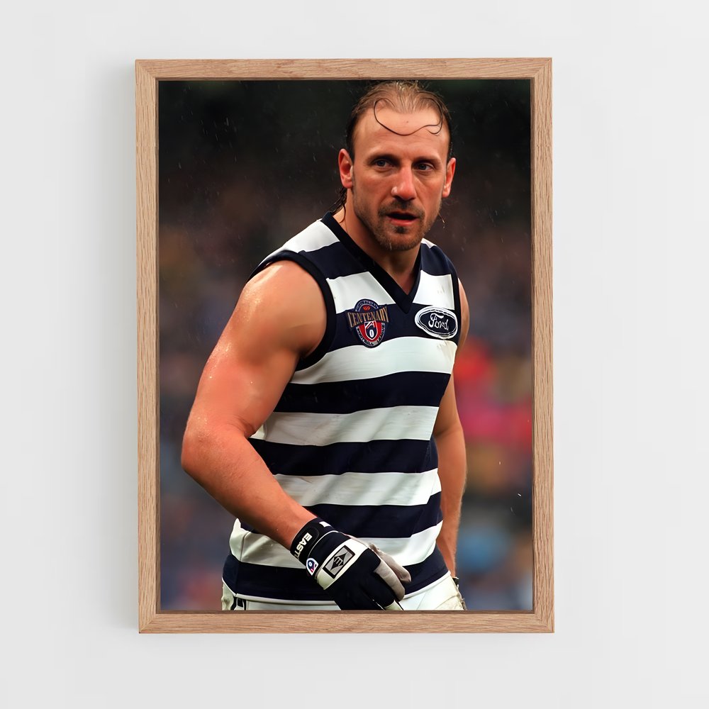 Poster Le Maître des Rayures – affiche Football australien (vue 4)